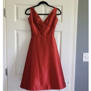 Sienna (burnt orange) dress